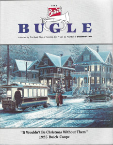 THE BUICK BUGLE 1991 DEC - '25 BUICK COUPE, '47 BODEL 56 CONV